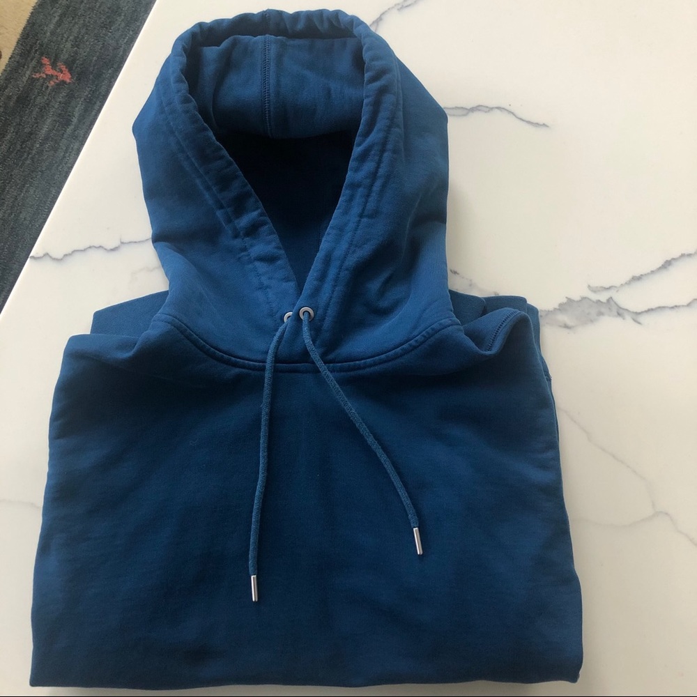 Everlane French Terry Blue Hoodie